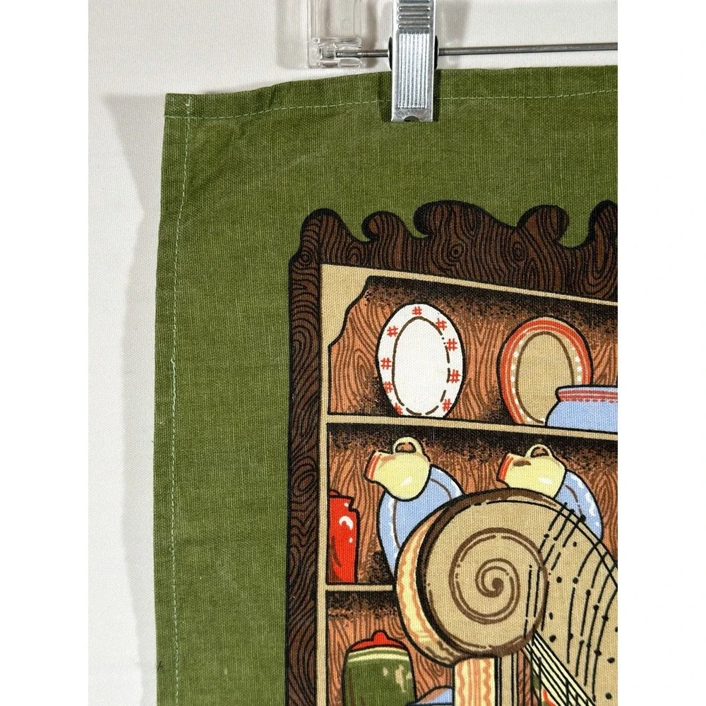 Clive Mayor Tea Towel Vintage Pilgrim Harpist Cottagecore Farmhouse Kitchen